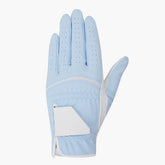 DESCENTE WOMEN 360 GRIP LEFT HAND GLOVE WHITE BLUE